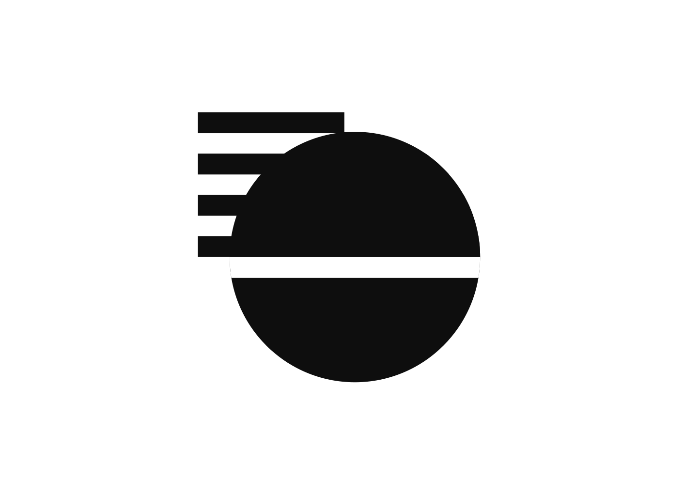One-ink Consumer Solar sun and strata mark