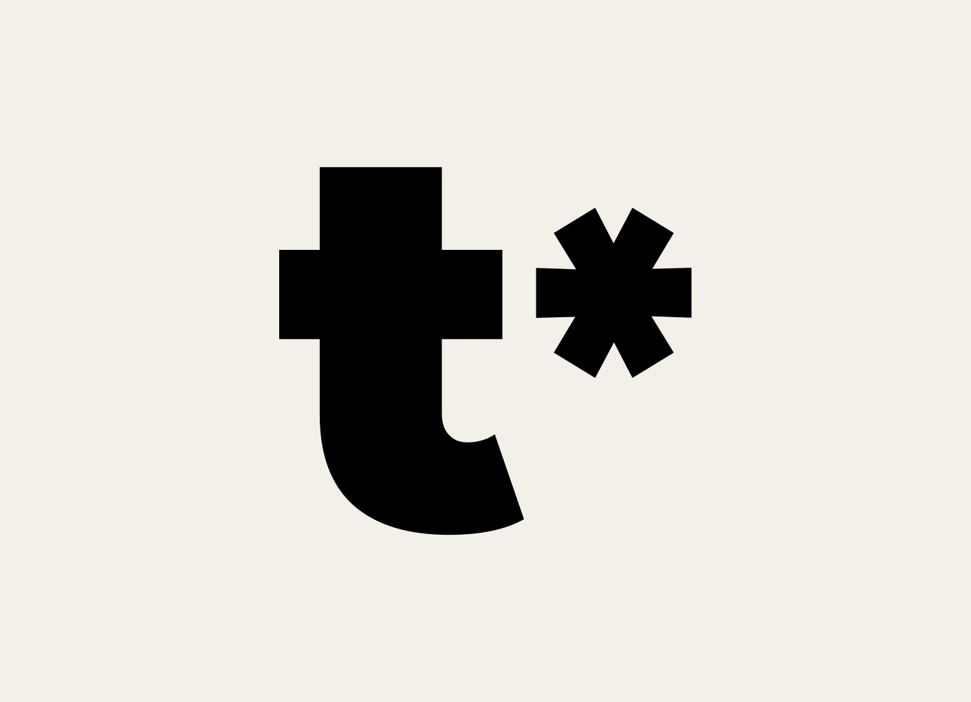 One-ink Tribal monogram